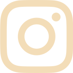 A green and beige instagram logo on top of a green background.